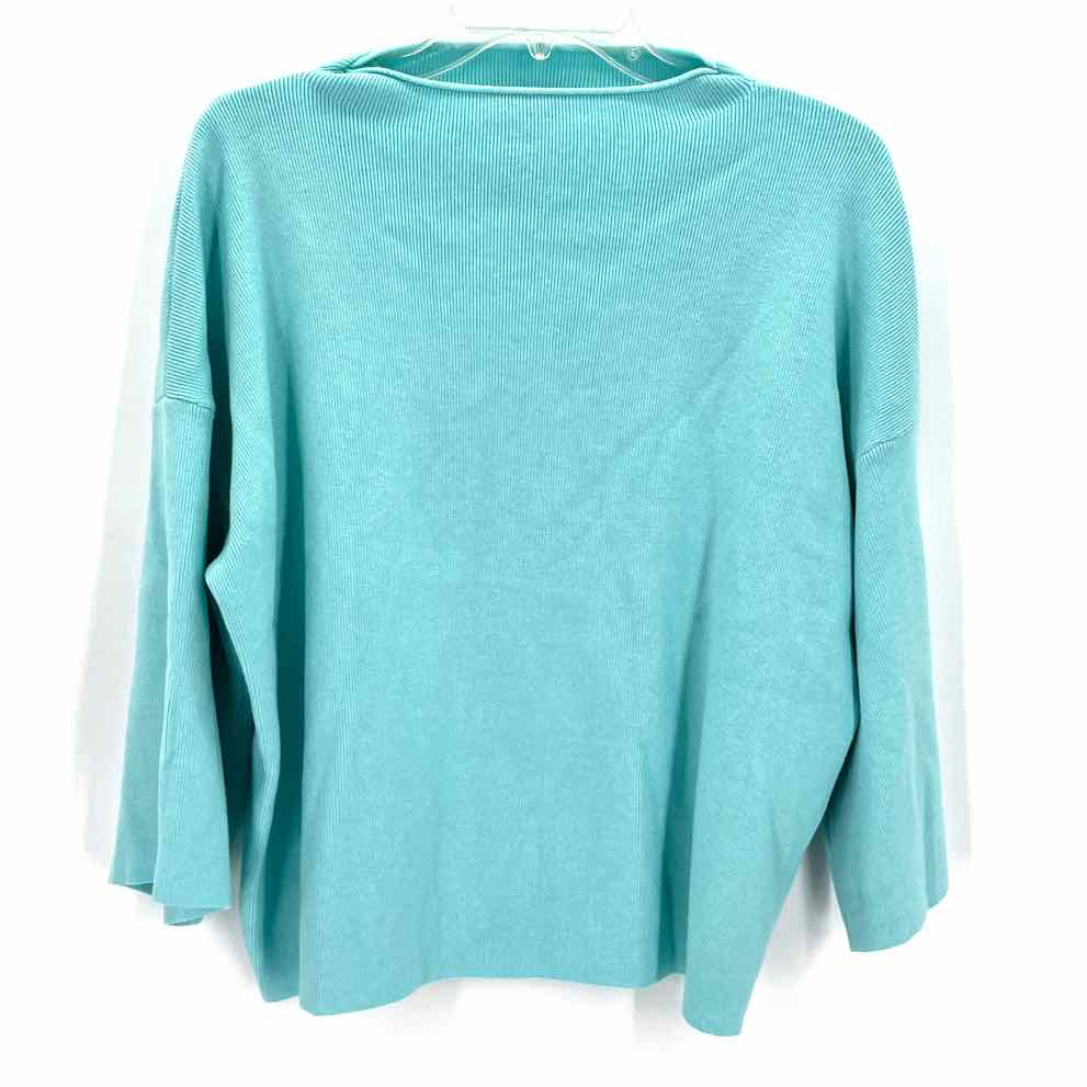 Size L PIXI + IVY Teal Sweater