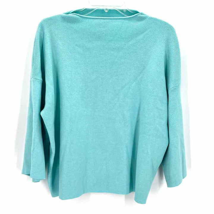 Size L PIXI + IVY Teal Sweater
