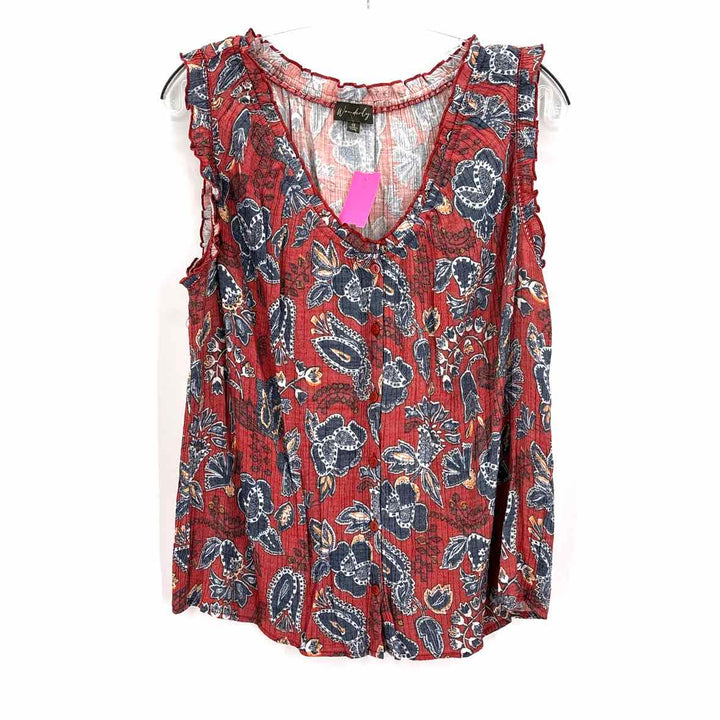 Size XL WONDERLY Rust Shirt