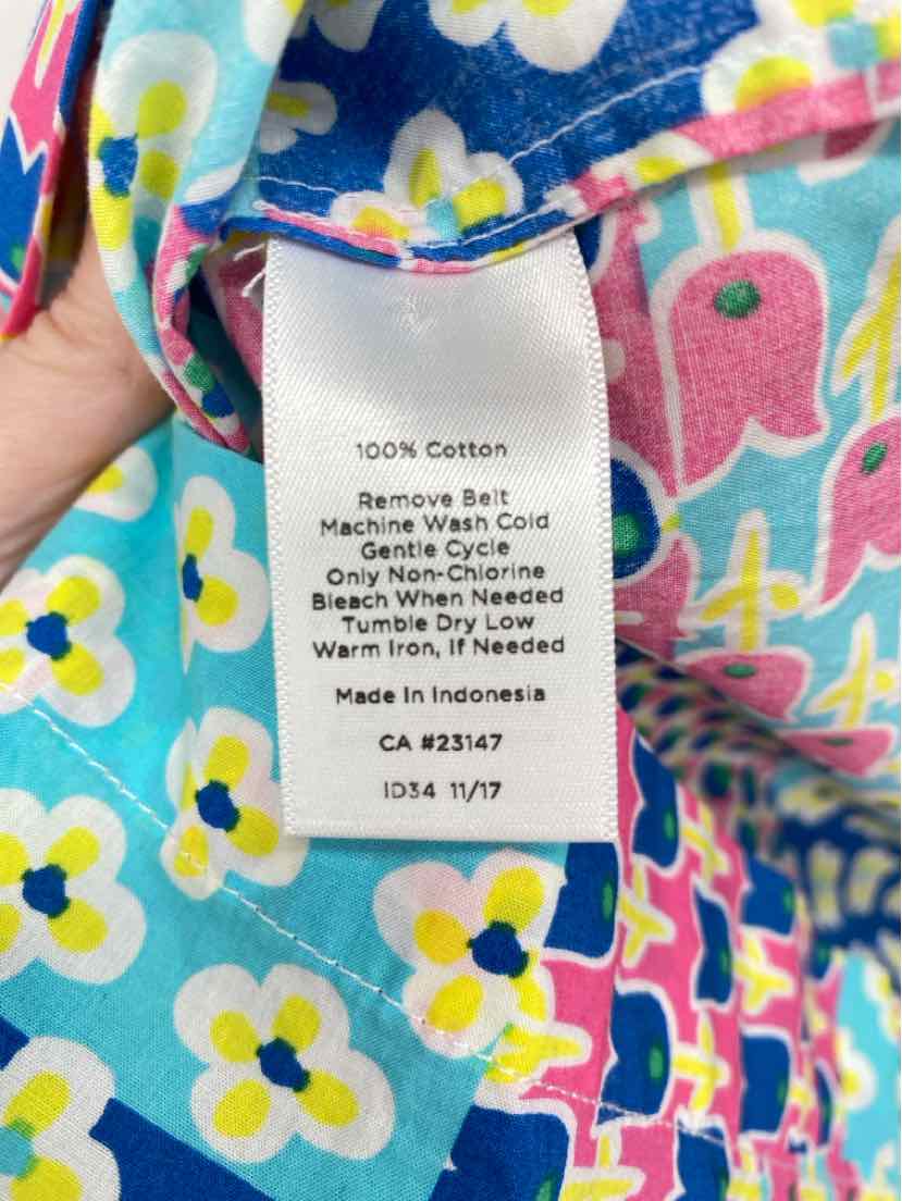 Size 4 Talbots Multi-Color Dress