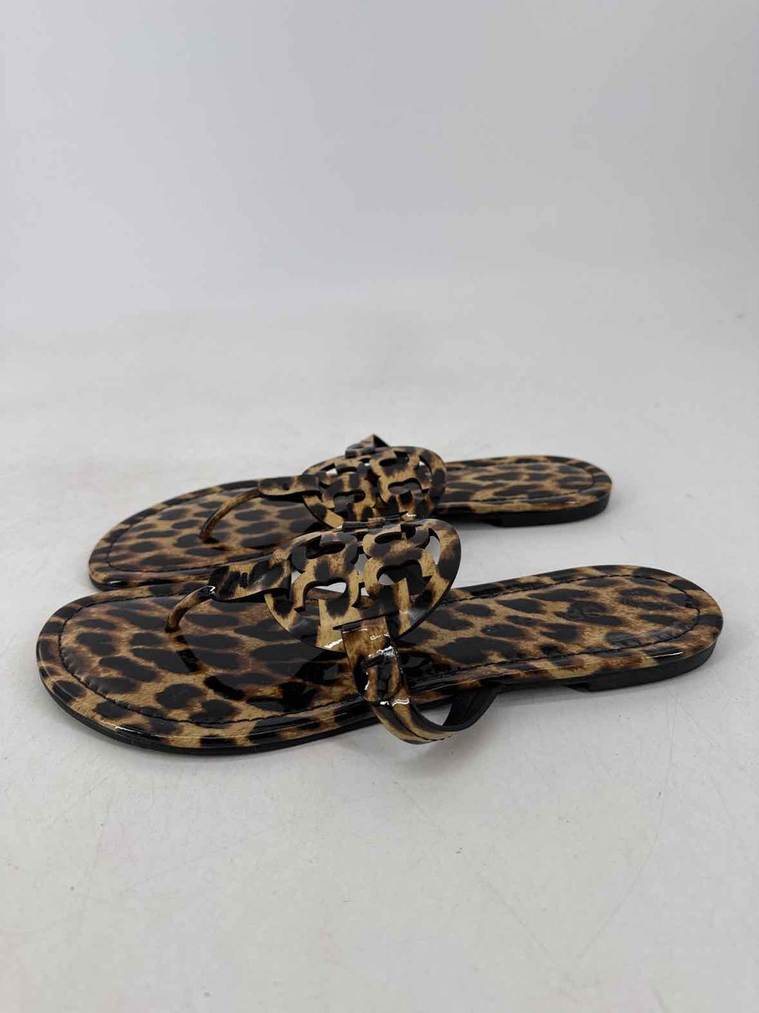 Shoe Size 10 Tory Burch Tan PATENT Sandals