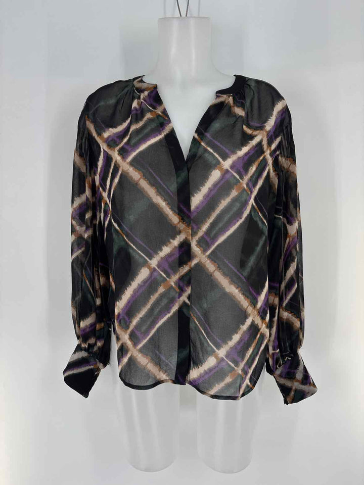 Size 8 Chico's Multi-Color Shirt