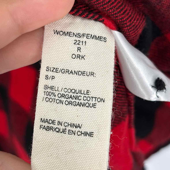 Size S Red Flannel Shirt