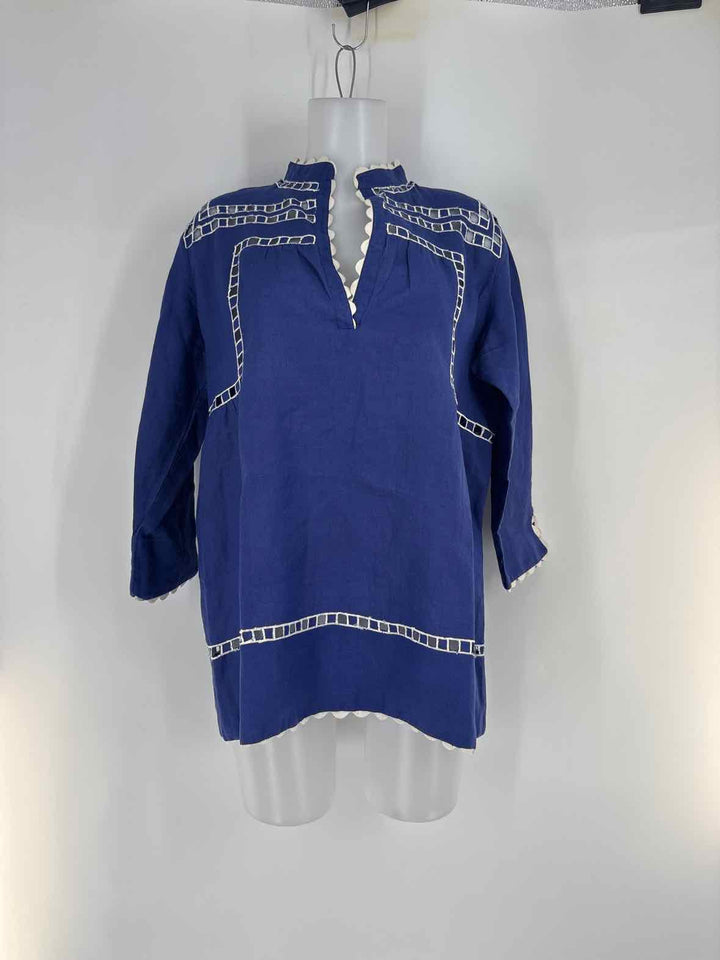 Size L Gretchen Scott Navy Shirt