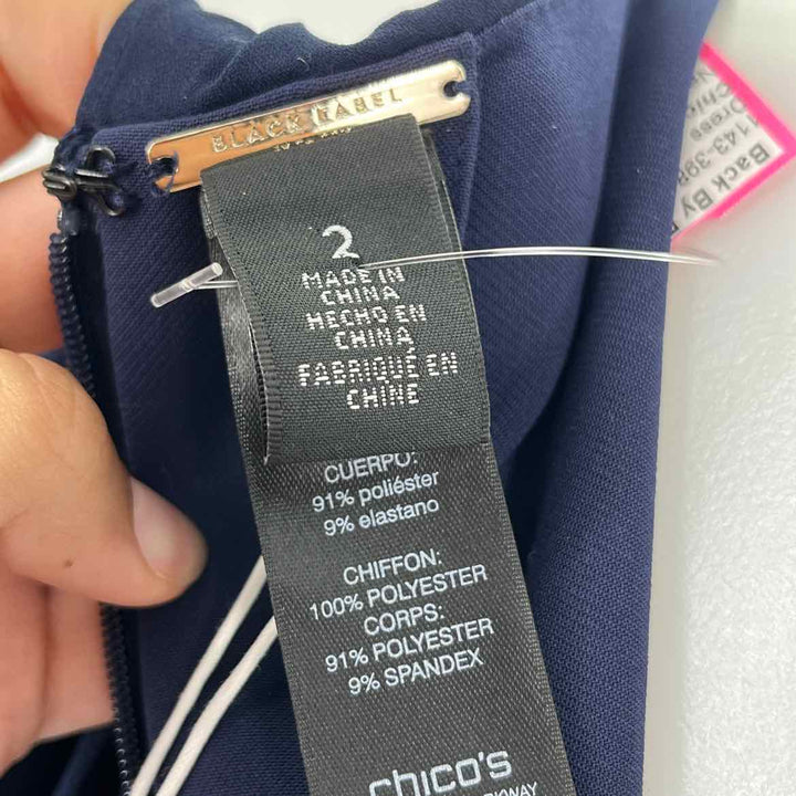 Size 2 Chico's Navy Dress