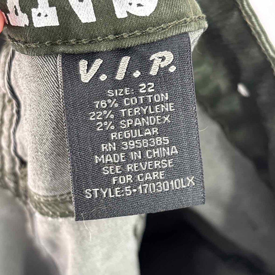 Size 22 Olive Denim Jeans