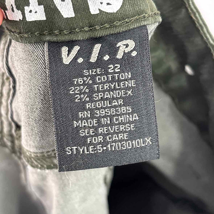 Size 22 Olive Denim Jeans