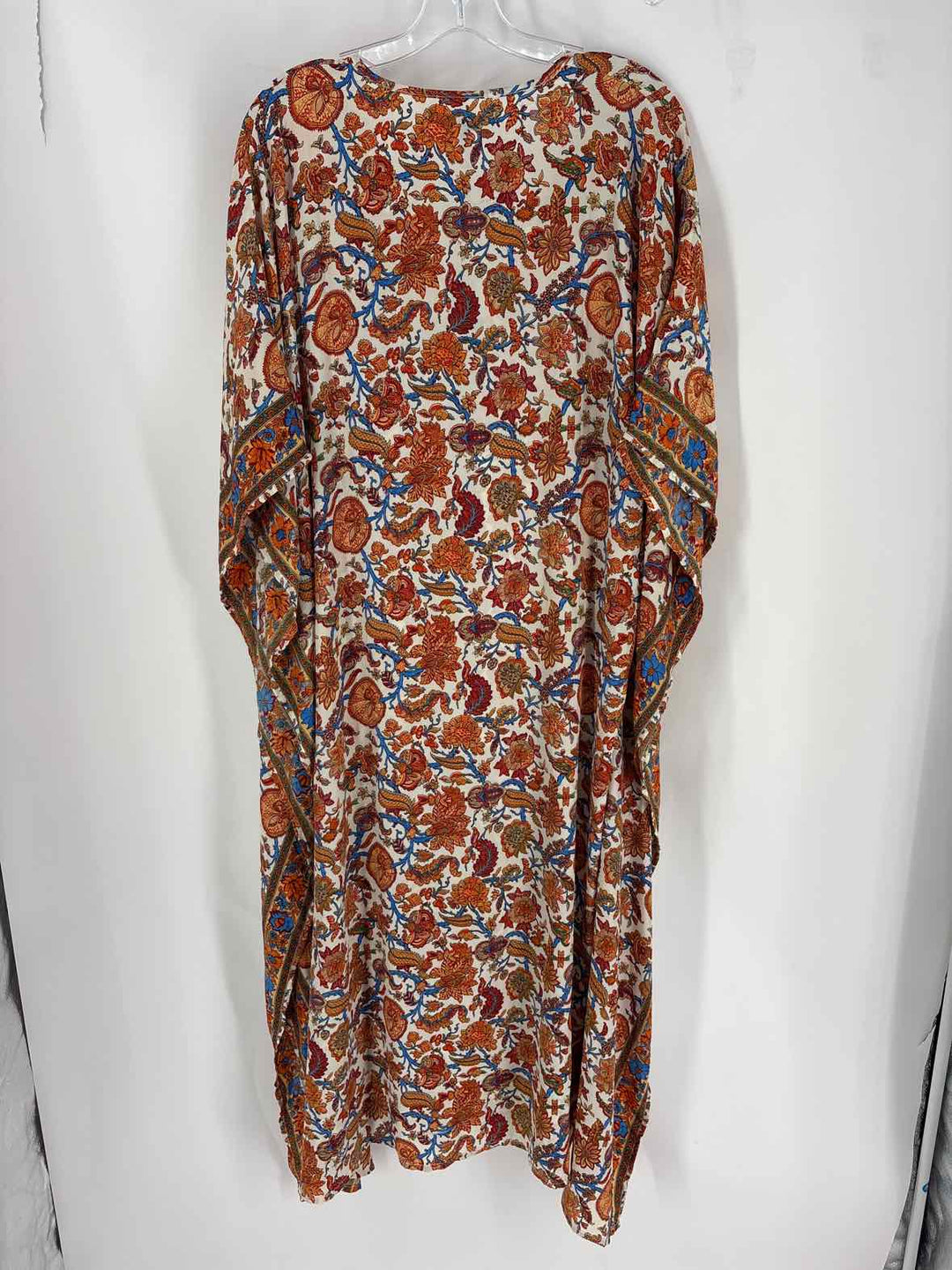 Size L Orange Silk Dress