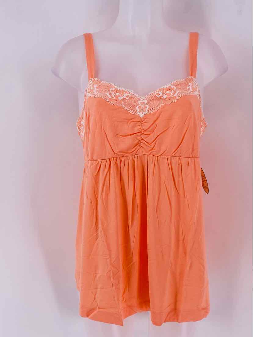 Size XL SOMA Peach Lace Shirt