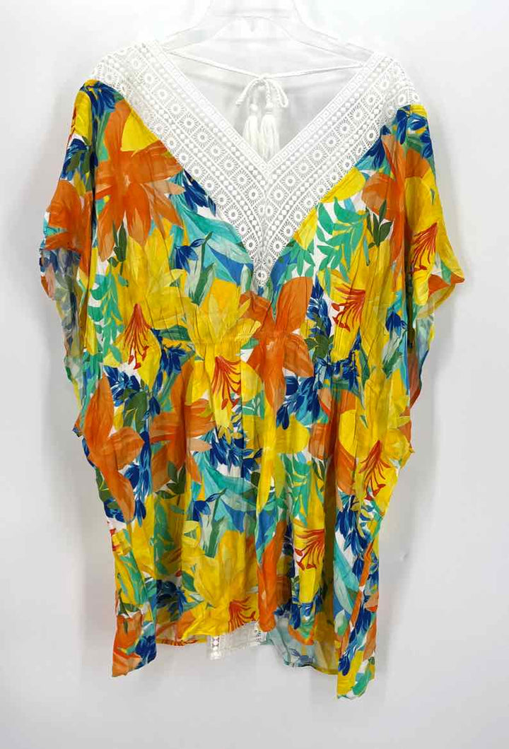 Size L/XL Multi-Color Lace Swimsuit