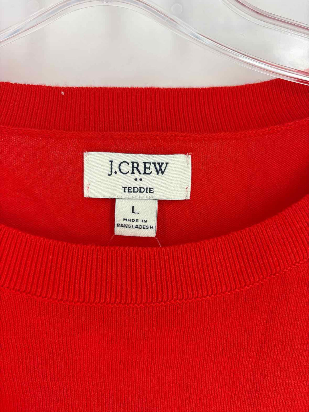 Size L J Crew Red Sweater