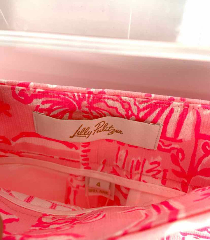 Size 4 Lilly Pulitzer Pink Shorts