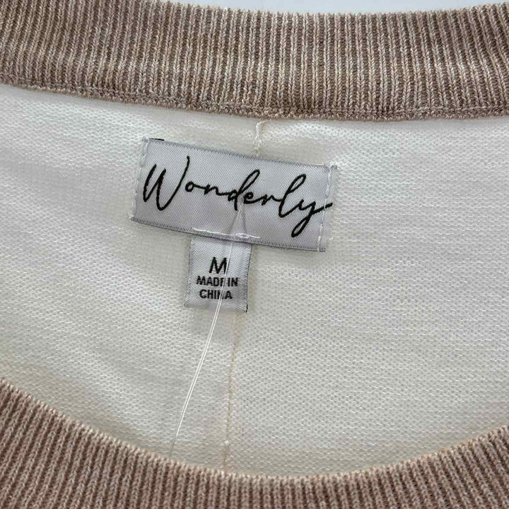 Size M WONDERLY Ivory Sweater