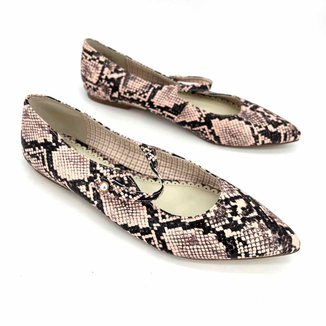 Shoe Size 10 1901 Pink Leather Flats