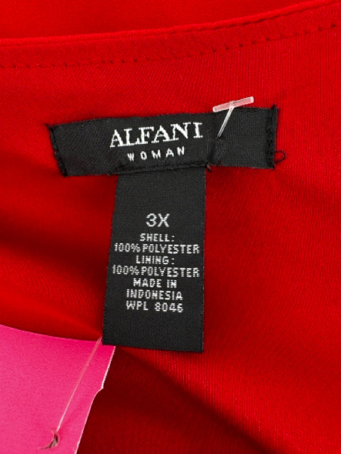 Size 3X ALFANI Red Shirt