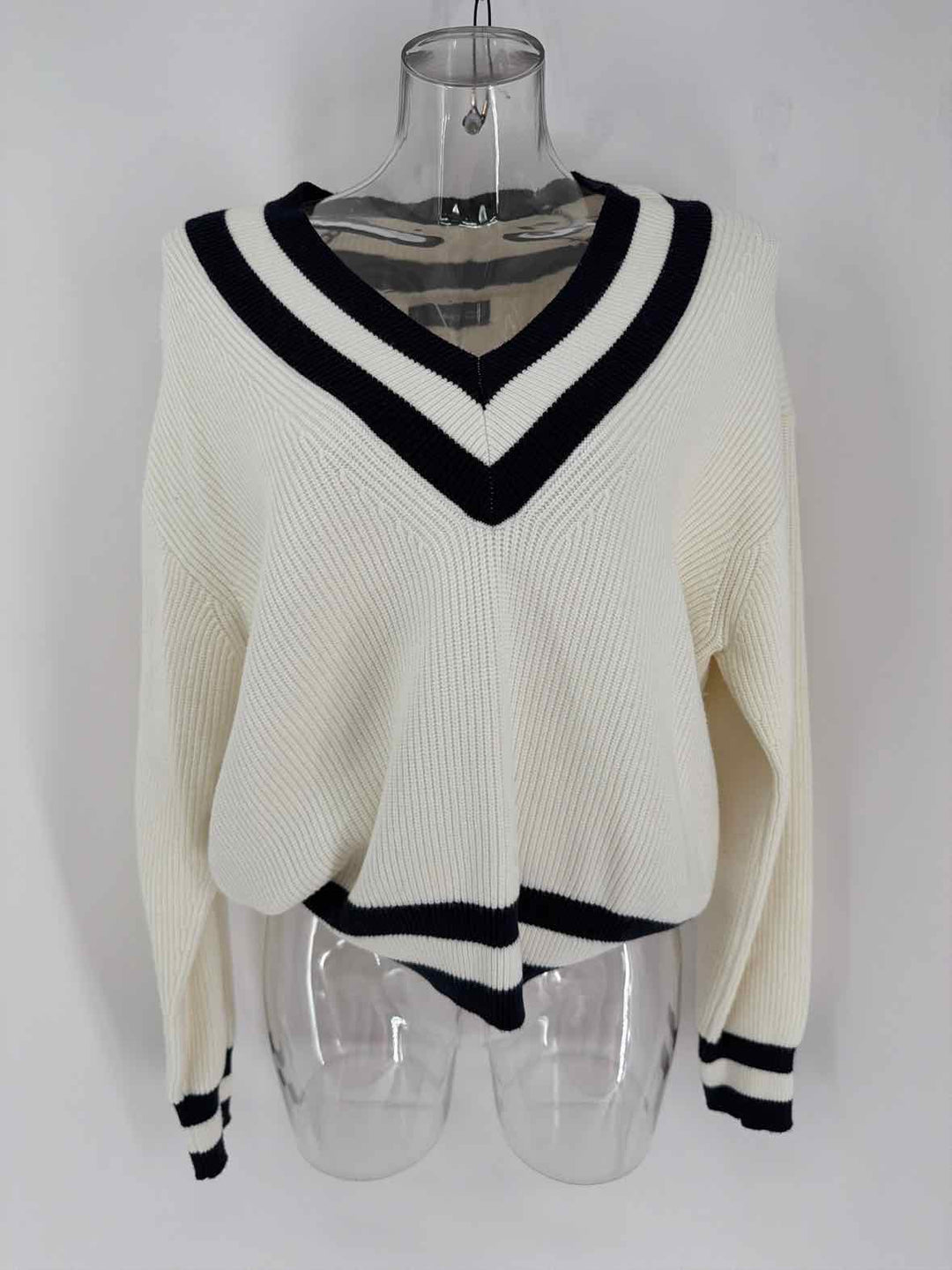 Size XL MNG Ivory Knit Sweater