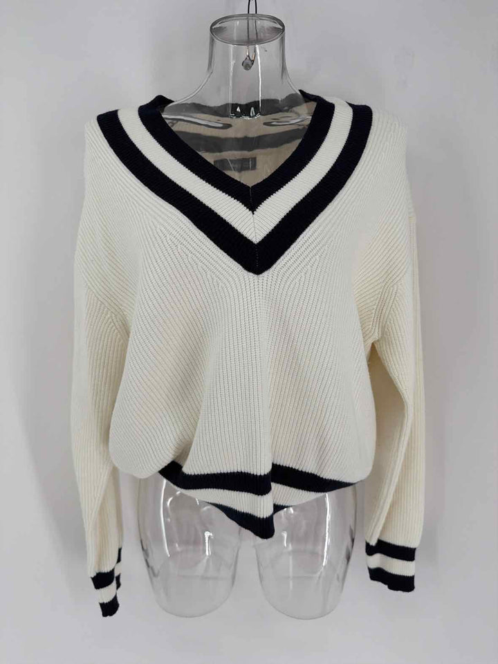 Size XL MNG Ivory Knit Sweater