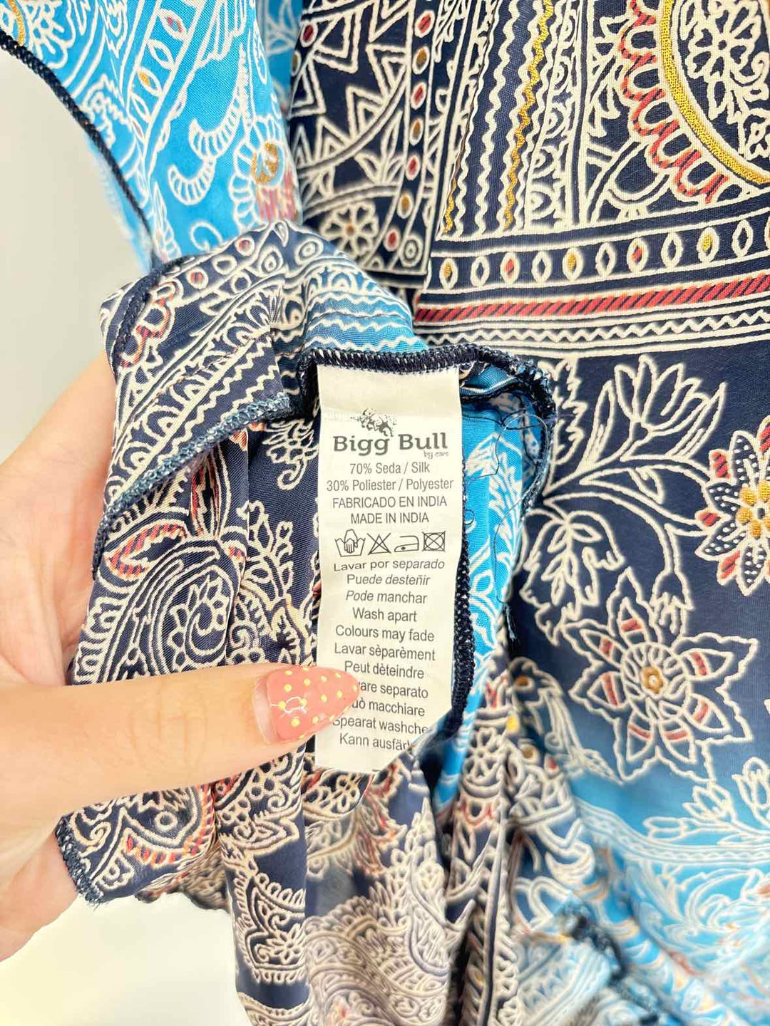 Size S/M Blue Print Dress