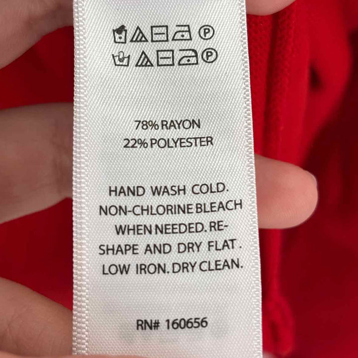 Size L CYNTHIA ROWLEY Red Shirt