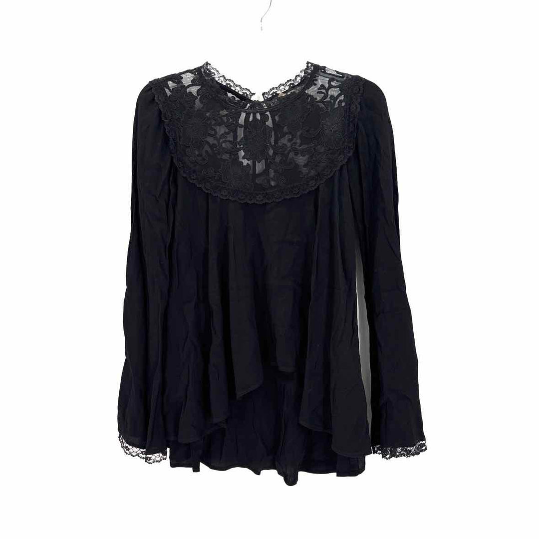 Size XS Black Lace Shirt