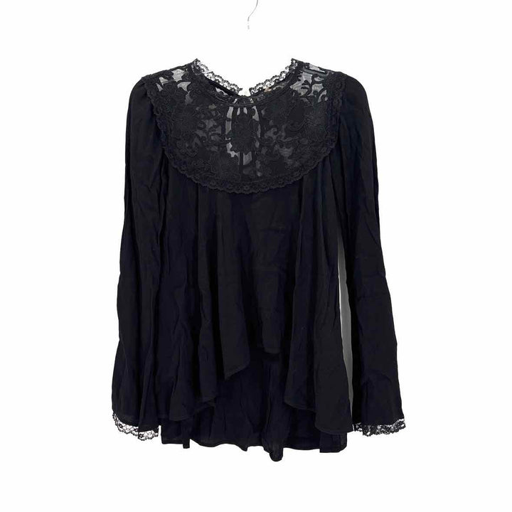 Size XS Black Lace Shirt
