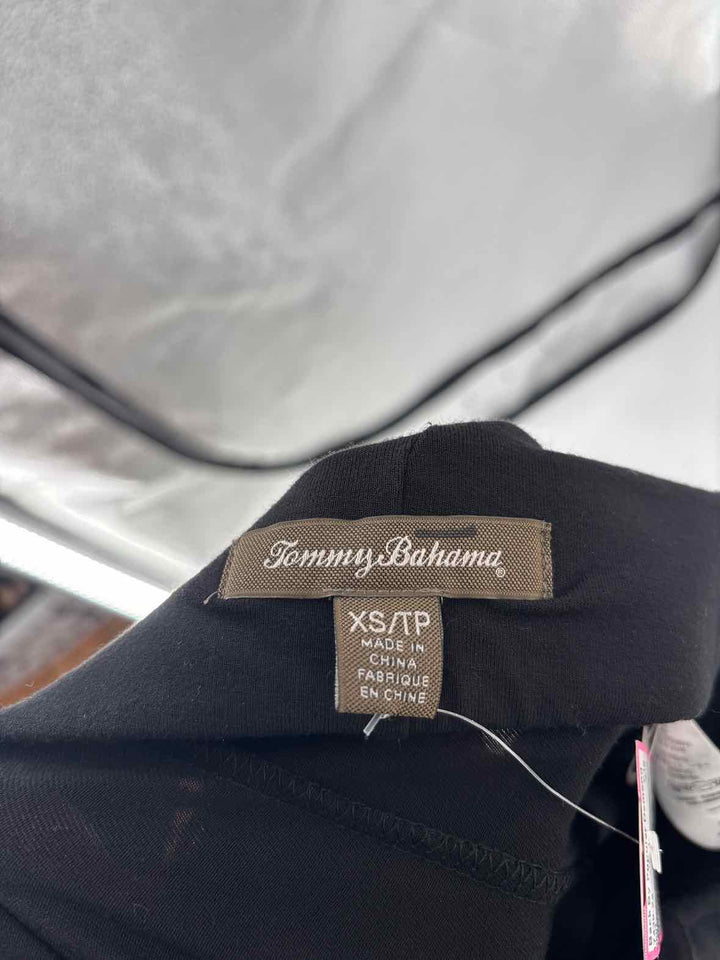Size XS TOMMY BAHAMA Black Cotton Skirt