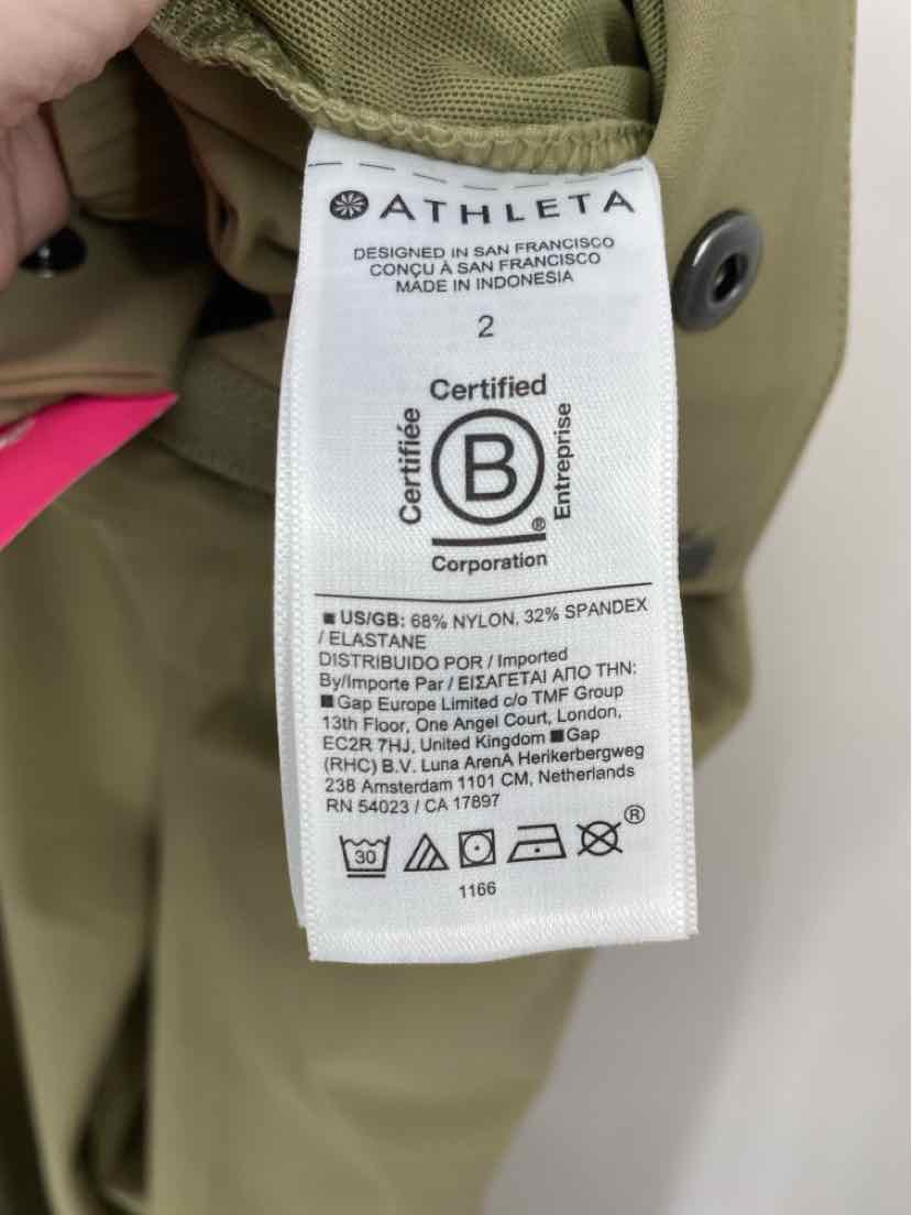 Size 2 Athleta Green Pants