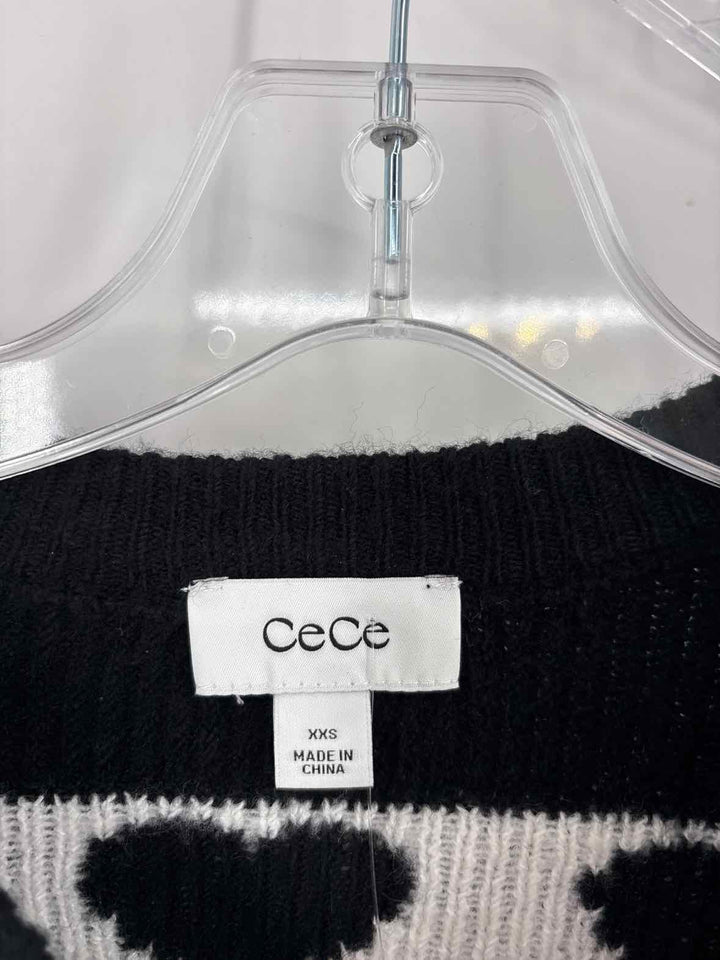 Size XXS CECE Black Sweater