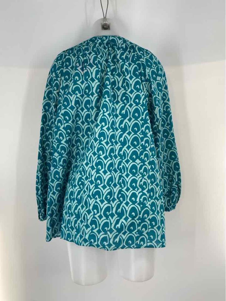 Size 14 MARINA RINALDI Teal Shirt