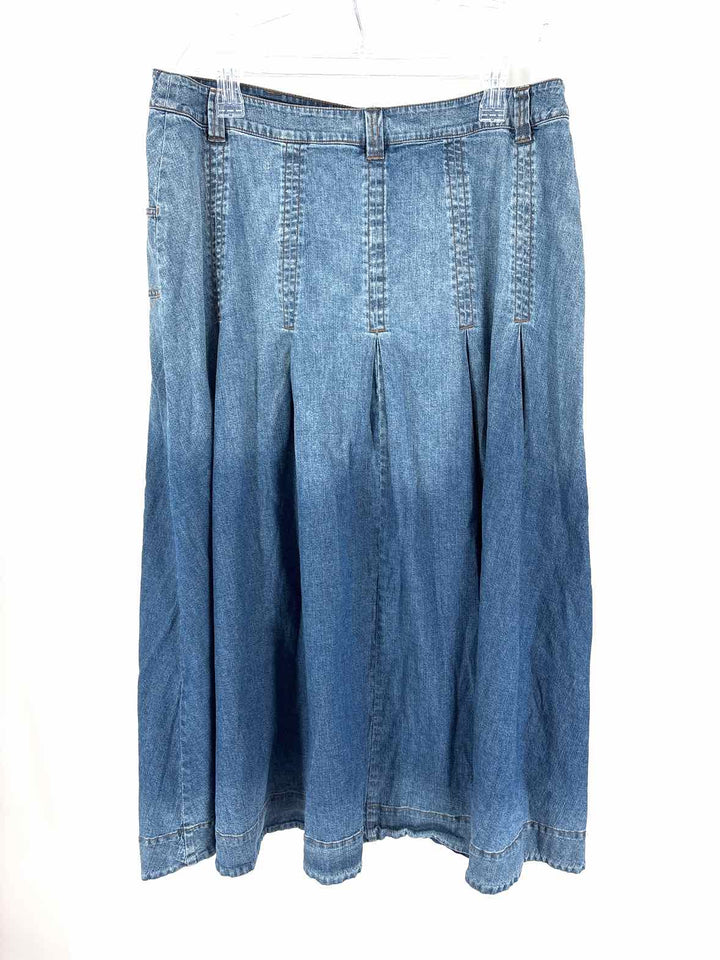 Size XL SOFT SURROUNDINGS Denim Skirt