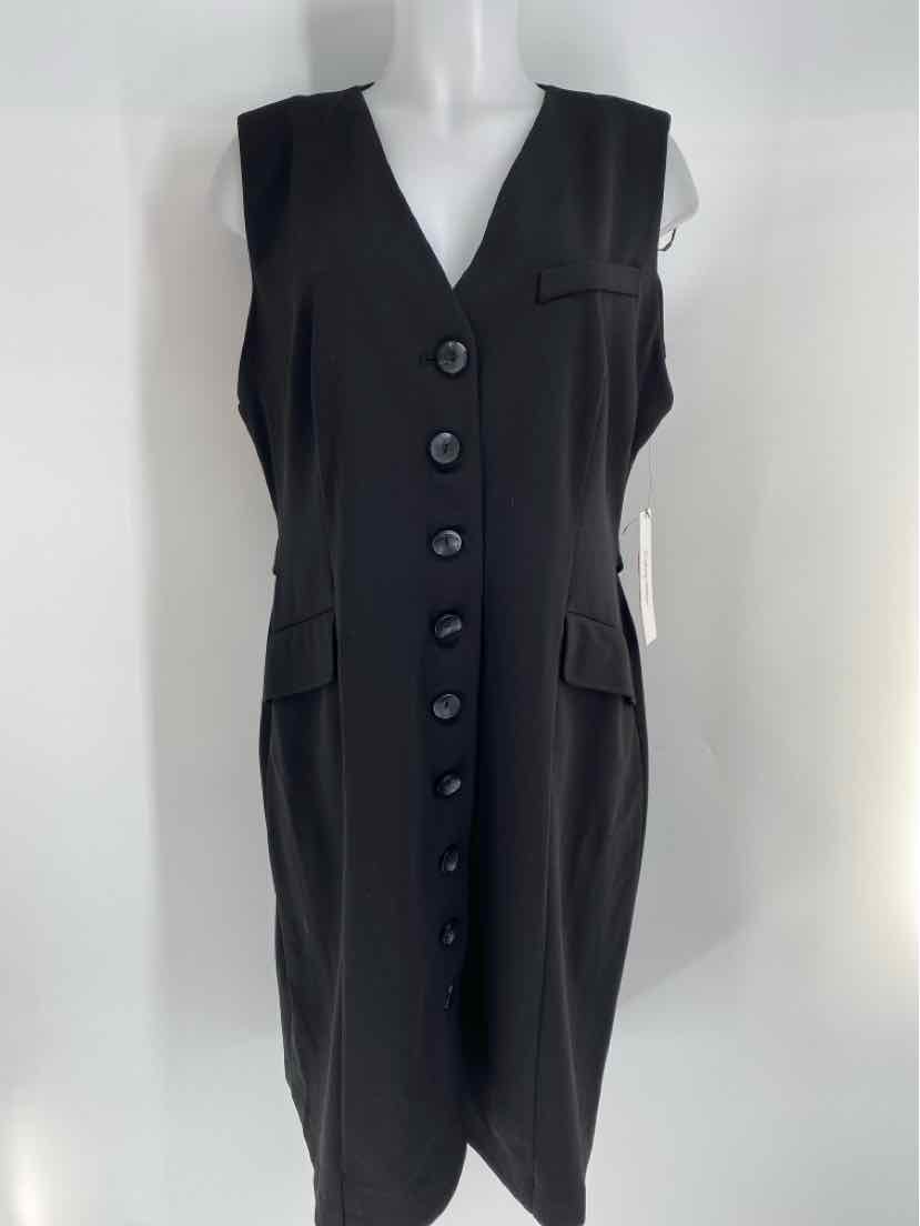 Size 16 Calvin Klein Black Dress