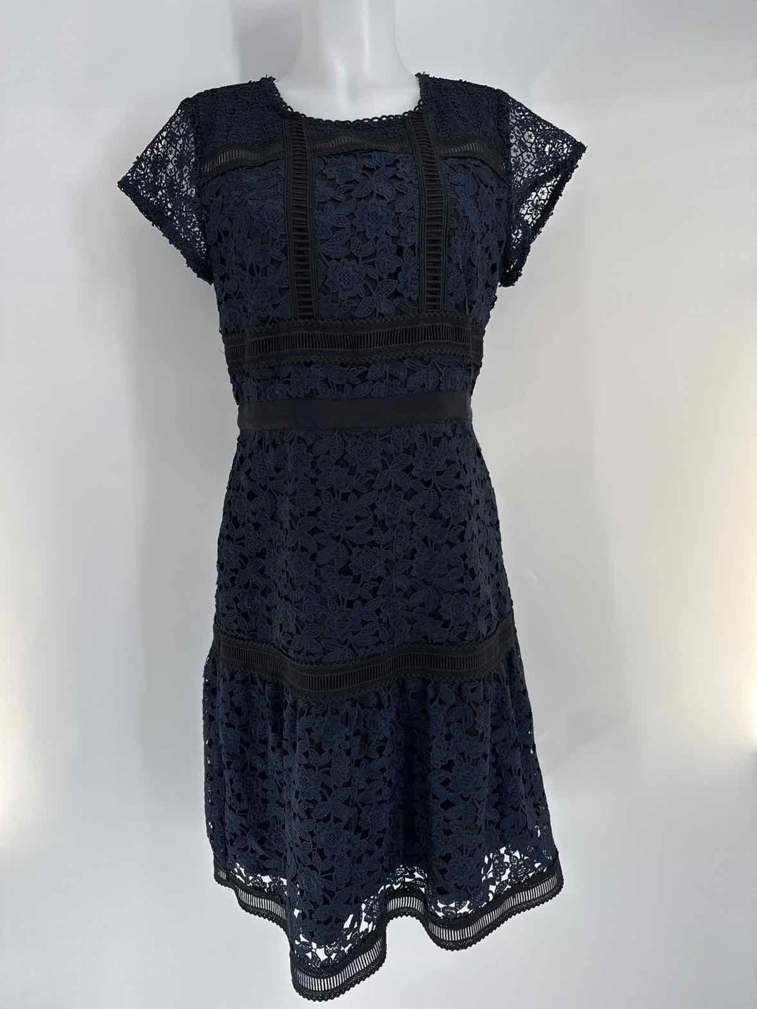Size 4T Ann Taylor Navy Lace Dress