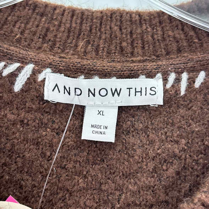 Size XL Brown Sweater