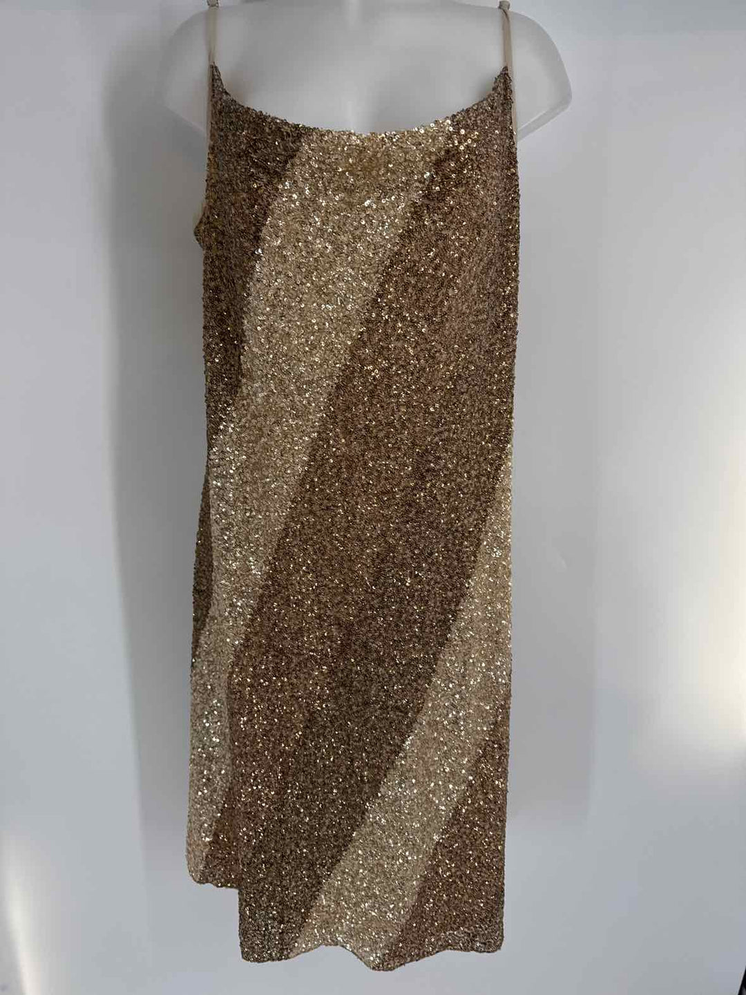 Size 1X BLANK LONDON Gold Dress