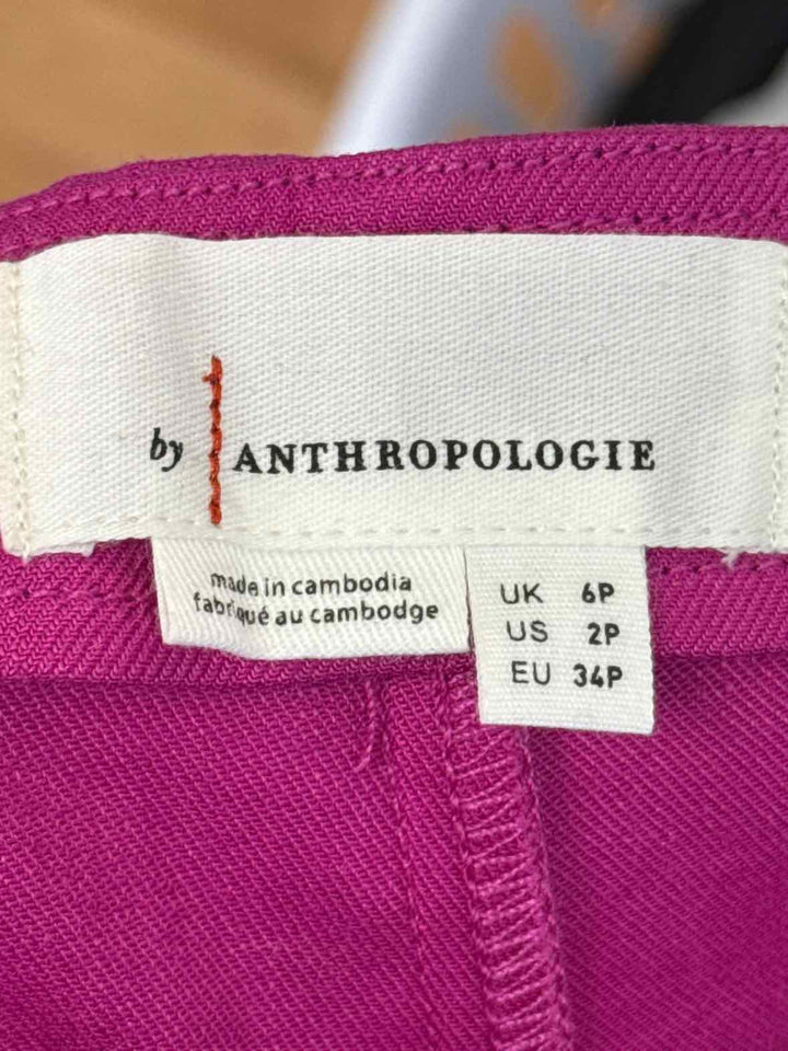 Size 2 Anthropologie Purple Pants