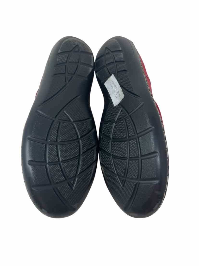 Shoe Size 9.5 Red Leather Loafers