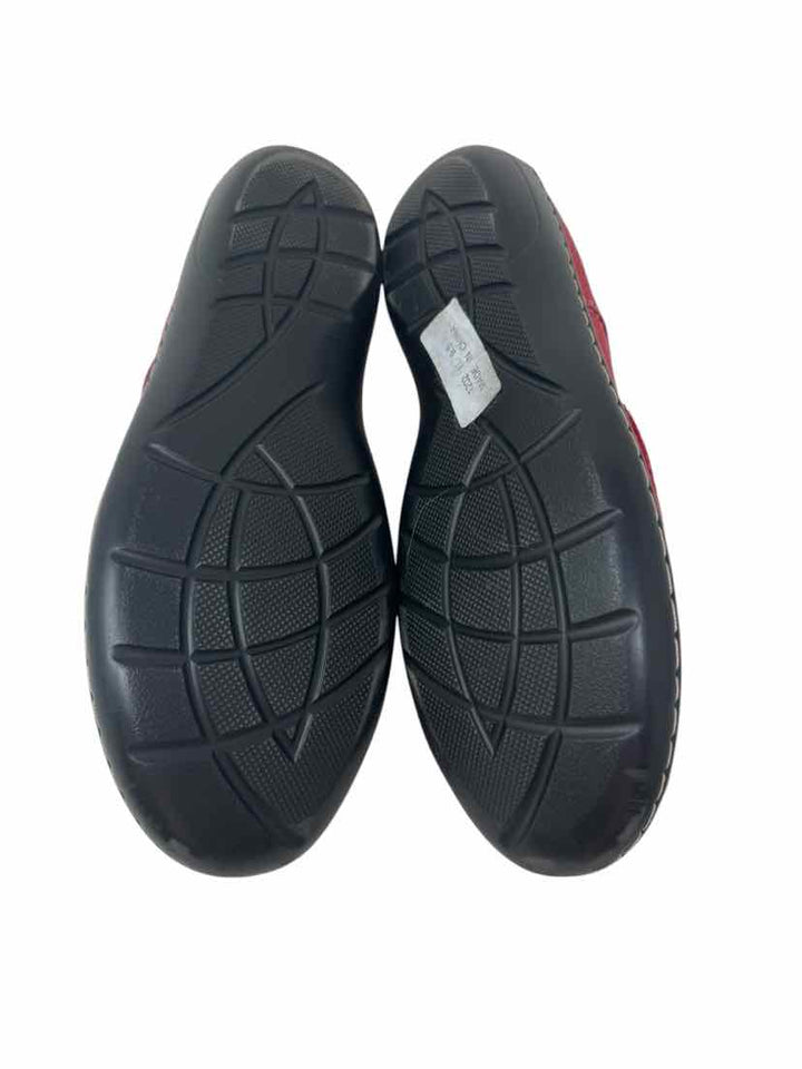 Shoe Size 9.5 Red Leather Loafers