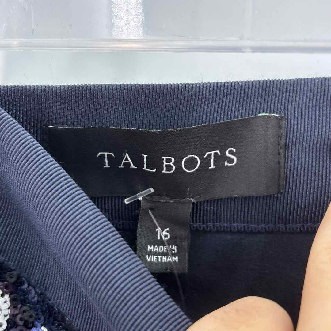 Size 16 Talbots Navy Skirt