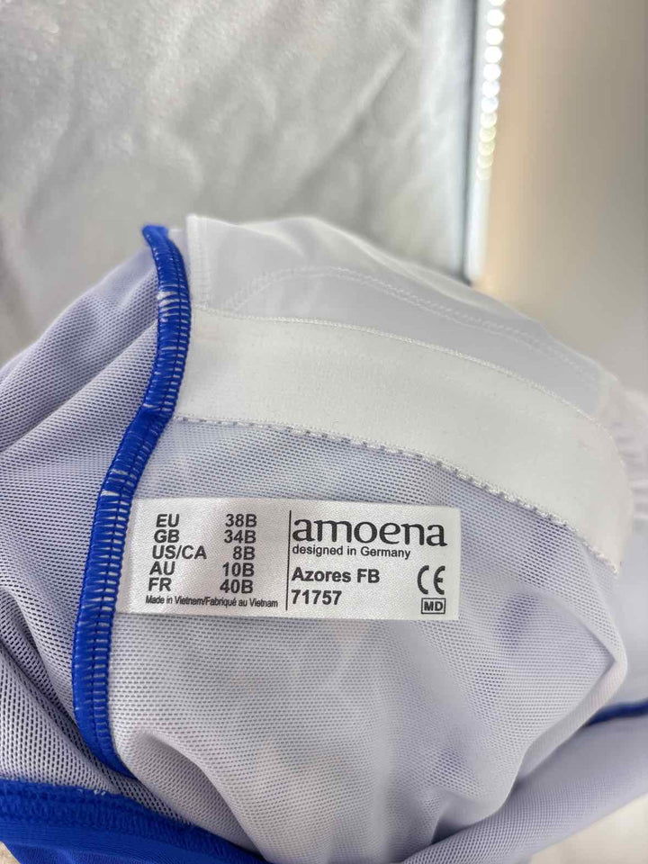 Size 8 Blue Print Swimsuit