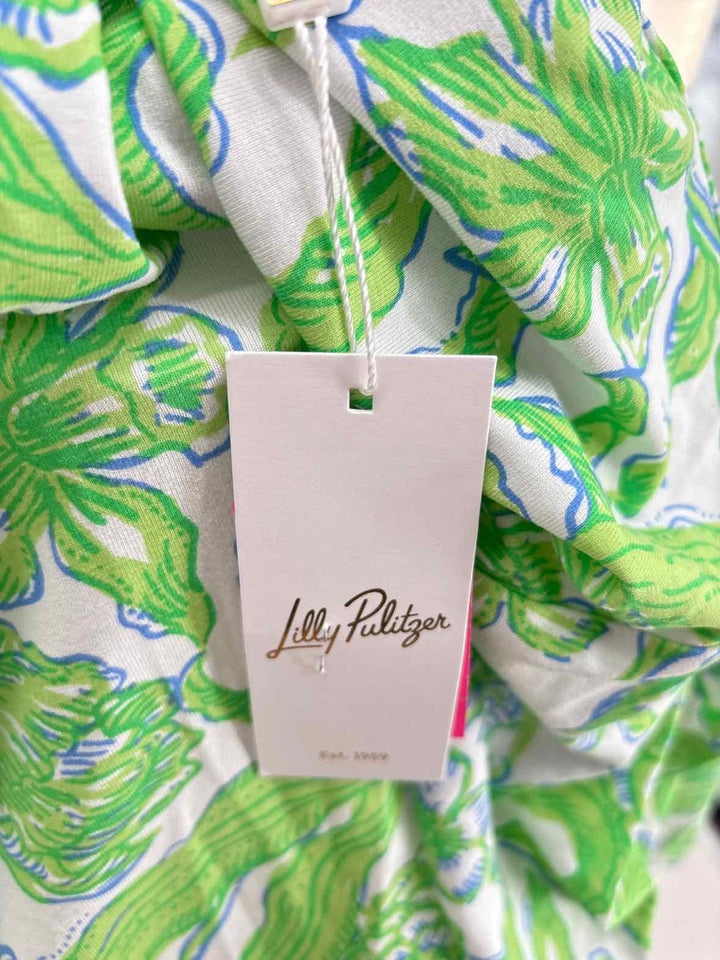 Size M Lilly Pulitzer Green Print Dress