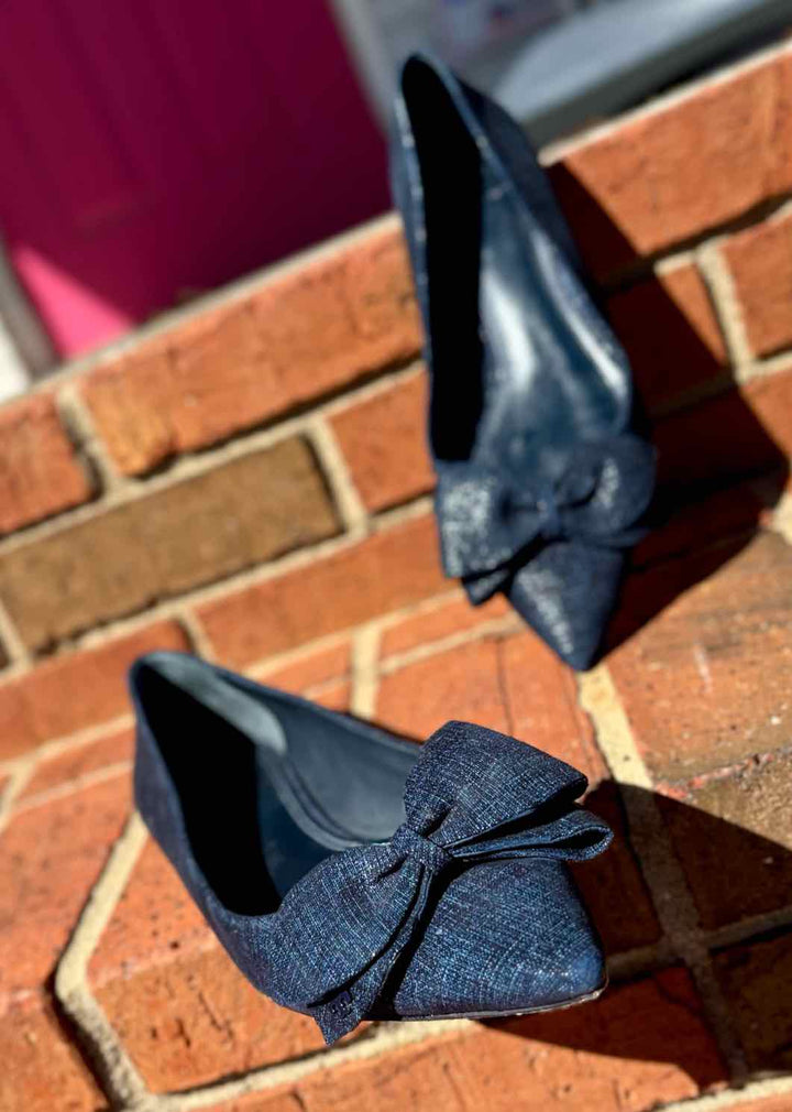 Shoe Size 10 Tory Burch Navy Flats