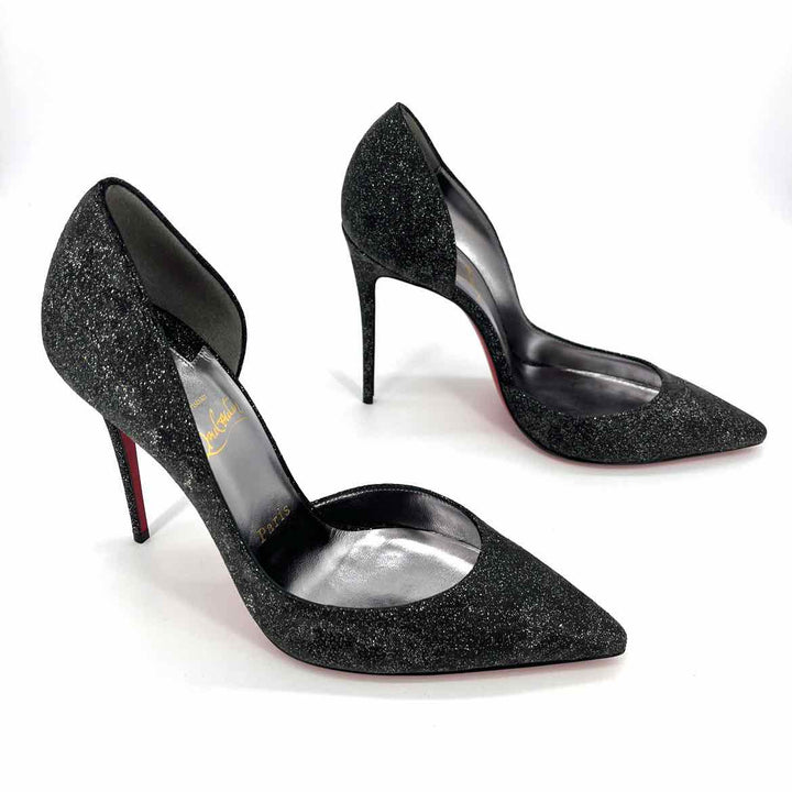 Shoe Size 39 CHRISTIAN LOUBOUTIN Pewter Luxury - Pumps