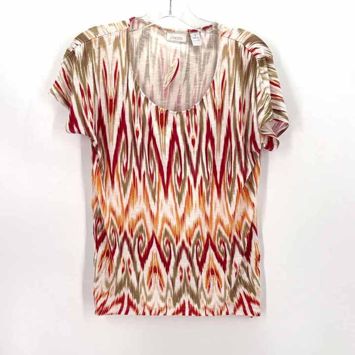 Size M Chico's Multi-Color Knit Shirt