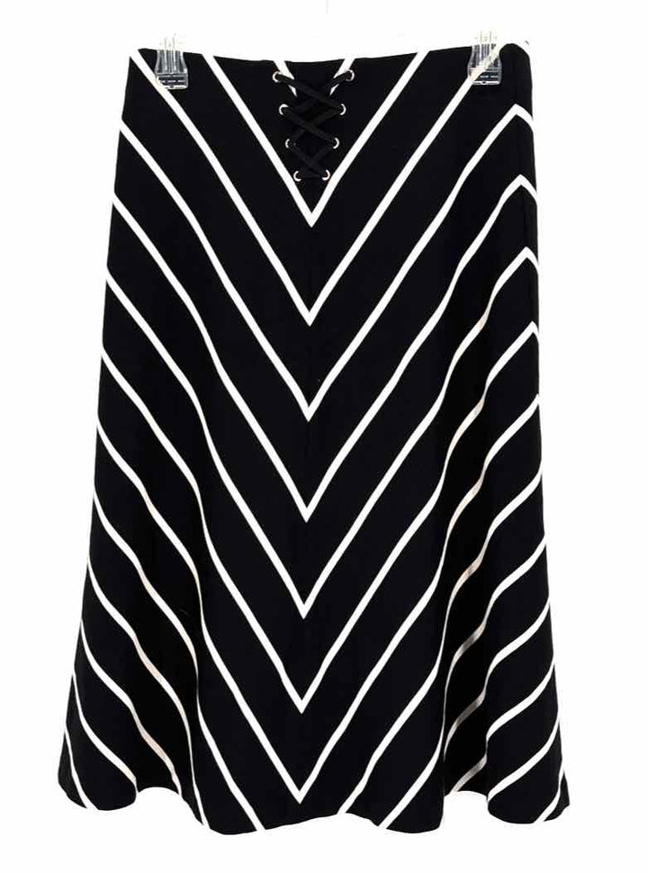 Size 2 White House Black Market Black Knit Skirt
