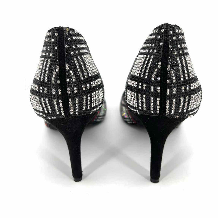 Shoe Size 9 INC Black Print Pumps