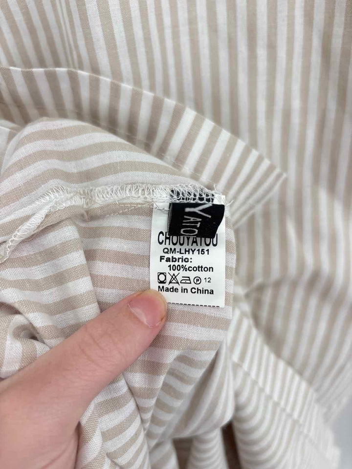 Size L TAN PRINT Dress