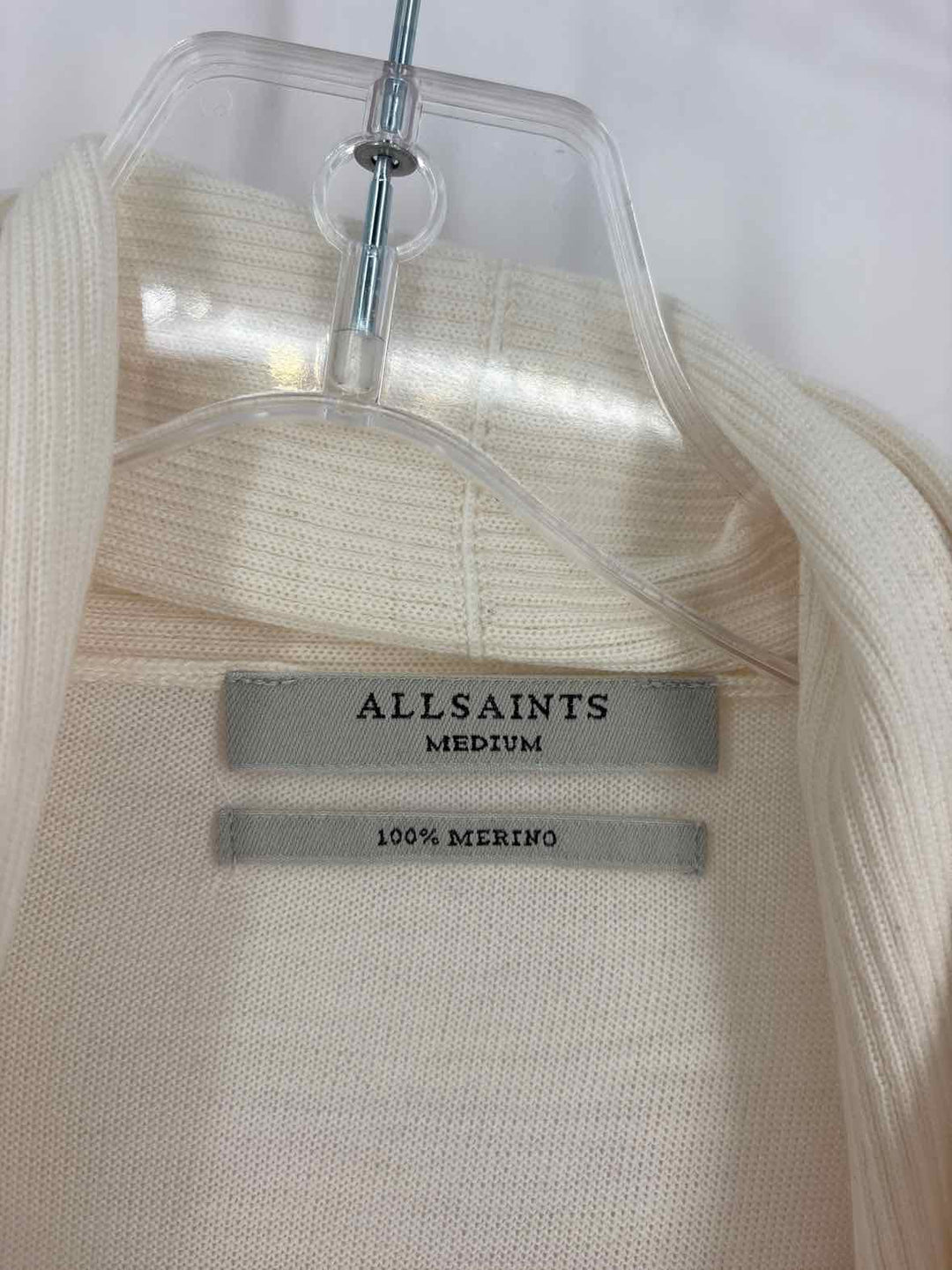 Size M ALL SAINTS Ivory Cardigan