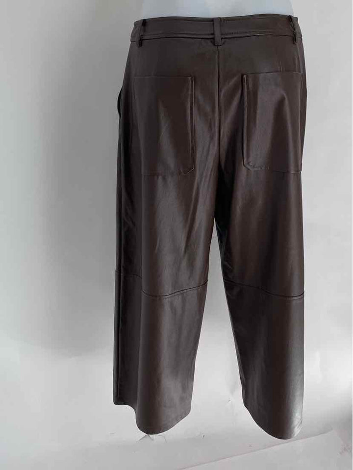 Size M TRINA TURK Brown Polyester Capri