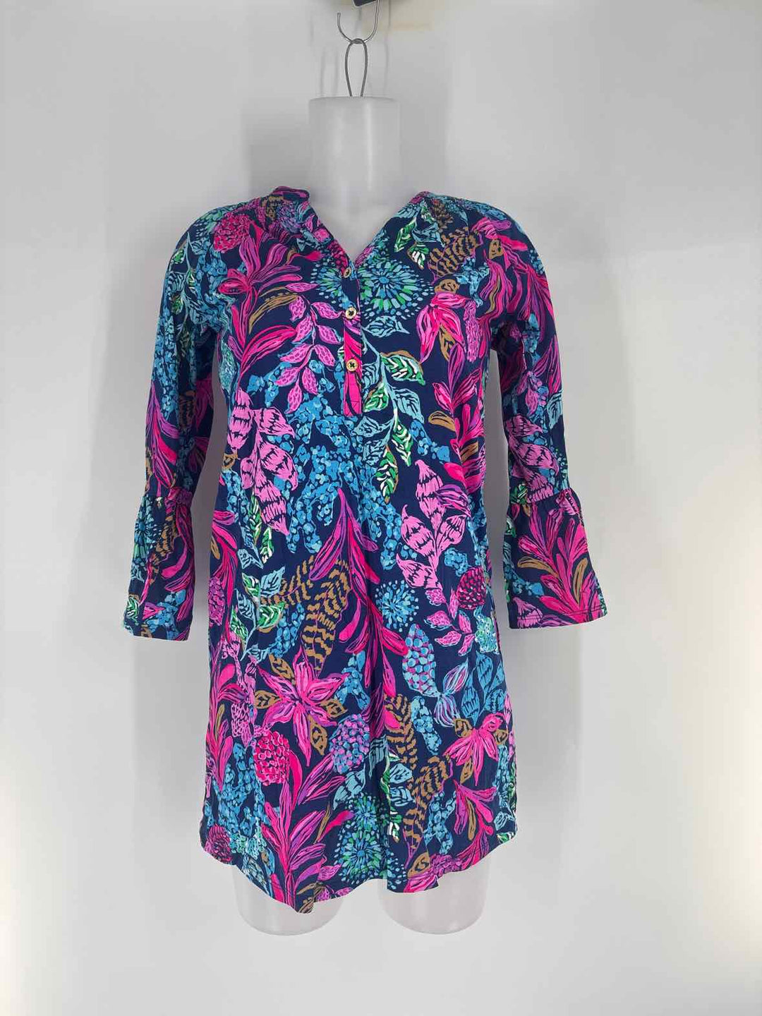 Size XXS Lilly Pulitzer Navy Print Dress