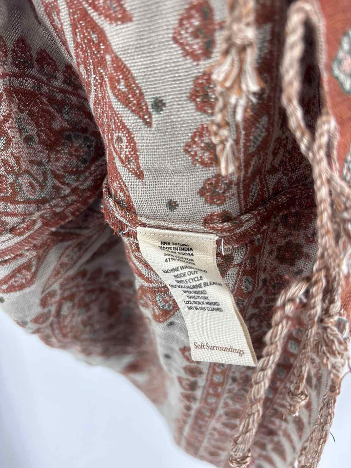 Size L/XL SOFT SURROUNDINGS Brown Cardigan